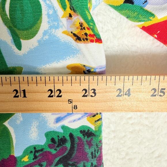 Haband Tudor Court Jacket Womens XL Art to Wear Tropical Beach Paradise - Picture 7 of 9